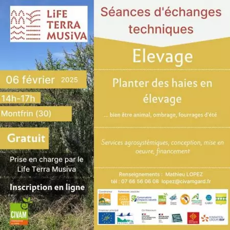 Echanges sur le thème "Planter des haies en élevage  :  bien être animal, ombrage , fourrages d'été" 